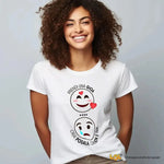 T-Shirt Donna Prendi una Gioia, Ora Posala (Che Non È Tua)-T-shirt-Lol T-shirt