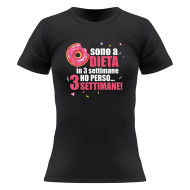T-shirt Donna Sono a dieta-T-shirt-Lol T-shirt