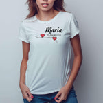 T-shirt Donna Team Bride con nome-T-shirt-Lol T-shirt