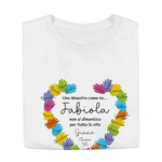 T-shirt Maestra Personalizzata con Nomi degli Alunni - Manine Colorate-T-shirt-Lol T-shirt
