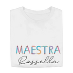 T-shirt personalizzata Maestra con nome - Matite-T-shirt-Lol T-shirt