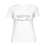 T-shirt personalizzata Maestra con nome - Matite-T-shirt-Lol T-shirt