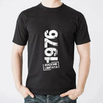 T-shirt Uomo 1976 Edizione Limitata con Anno di Nascita Personalizzabile-T-shirt-Lol T-shirt