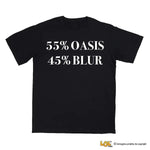 T-shirt Uomo 55% Oasis 45% Blur-T-shirt-Lol T-shirt