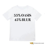 T-shirt Uomo 55% Oasis 45% Blur-T-shirt-Lol T-shirt
