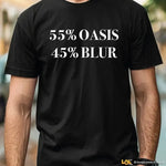 T-shirt Uomo 55% Oasis 45% Blur-T-shirt-Lol T-shirt