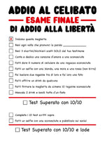 T-shirt Uomo Addio al Celibato Esame Finale-T-shirt-Lol T-shirt