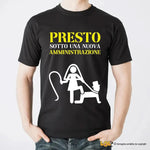 T-shirt Uomo Addio al Celibato Nuova Amninistrazione-T-shirt-Lol T-shirt