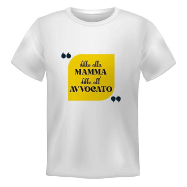 T-shirt Uomo Dillo alla mamma dillo all'avvocato-T-shirt-Lol T-shirt