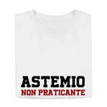 T-shirt Uomo Divertente “Astemio Non Praticante”-T-shirt-Lol T-shirt