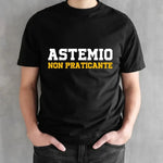 T-shirt Uomo Divertente “Astemio Non Praticante”-T-shirt-Lol T-shirt