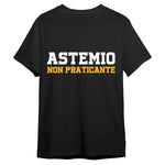 T-shirt Uomo Divertente “Astemio Non Praticante”-T-shirt-Lol T-shirt