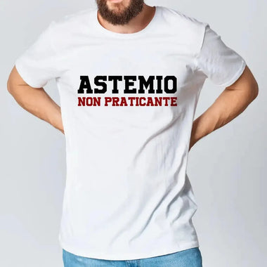 T-shirt Uomo Divertente “Astemio Non Praticante”-T-shirt-Lol T-shirt
