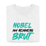 T-shirt Uomo Divertente "Nobel ma nemmeno Brut" – Bianca o Nera-T-shirt-Lol T-shirt
