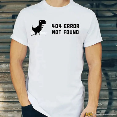 T-shirt Uomo Errore 404 - Maglietta Divertente-T-shirt-Lol T-shirt