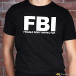 T-shirt Uomo FBI divertente-T-shirt-Lol T-shirt
