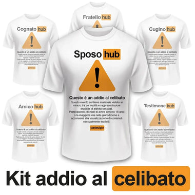 T-shirt Uomo Kit Addio al Celibato-T-shirt-Lol T-shirt