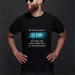 T-shirt Uomo La vita inizia a 30 anni gli altri 29 sono stati solo un allenamento Con Età Personalizzabile-T-shirt-Lol T-shirt