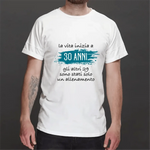 T-shirt Uomo La vita inizia a 30 anni gli altri 29 sono stati solo un allenamento Con Età Personalizzabile-T-shirt-Lol T-shirt