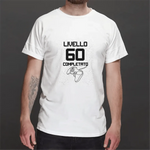 T-shirt Uomo Livello 60 Completato Con Età Personalizzabile-T-shirt-Lol T-shirt