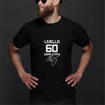 T-shirt Uomo Livello 60 Completato Con Età Personalizzabile-T-shirt-Lol T-shirt
