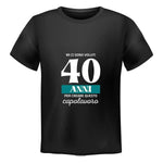 T-shirt Uomo Mi ci sono voluti 40 anni per creare questo capolavoro con Età Personalizzabile-T-shirt-Lol T-shirt