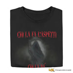 T-shirt uomo nera “Chi la fa l’aspetti, chi la dà mi aspetti"-T-shirt-Lol T-shirt