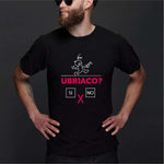 T-shirt Uomo Ubriaco si o no-T-shirt-Lol T-shirt