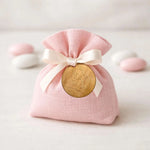 Kit 10 pz Tag Bomboniera Battesimo Angioletto in Legno Personalizzato con Nome e Data