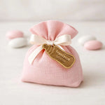 Kit 10 pz Tag Nascita a Forma di Biberon in Legno Personalizzati con Nome e Data