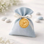 Kit 10 pz Tag Bomboniere Prima Comunione Colomba in Legno Personalizzato con Nome e Data