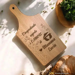 Tagliere in Legno Personalizzato con il Nome - L'Ingrediente Segreto è l'Amore di Mamma-Tagliere in Legno-Lol T-shirt