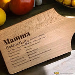 Tagliere Personalizzato con Nome - Definizione Speciale Mamma-Tagliere in Legno-Lol T-shirt