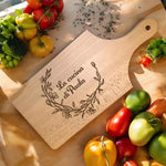 Tagliere Personalizzato con nome La cucina di nonna – Idea Regalo per i Nonni, Festa dei Nonni-Tagliere in Legno-Lol T-shirt