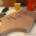 Tagliere Personalizzato con nomi dei Figli - Niente è Impossibile per la Super Mamma-Tagliere in Legno-Lol T-shirt