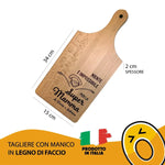 Tagliere Personalizzato con nomi dei Figli - Niente è Impossibile per la Super Mamma-Tagliere in Legno-Lol T-shirt