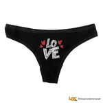 Tanga Slip Donna in Cotone Love Doodle – Ironico e Sexy-Slip Donna-Lol T-shirt