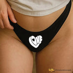 Tanga Slip Donna in Cotone Love Heart – Pop e Sexy-Slip Donna-Lol T-shirt