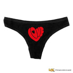 Tanga Slip Donna in Cotone Love Heart – Pop e Sexy-Slip Donna-Lol T-shirt