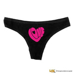 Tanga Slip Donna in Cotone Love Heart – Pop e Sexy-Slip Donna-Lol T-shirt