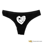 Tanga Slip Donna in Cotone Love Heart – Pop e Sexy-Slip Donna-Lol T-shirt