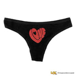Tanga Slip Donna in Cotone Love Heart – Pop e Sexy-Slip Donna-Lol T-shirt