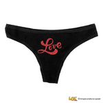 Tanga Slip Donna in Cotone Love Script-Slip Donna-Lol T-shirt