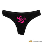 Tanga Slip Donna in Cotone Love Script-Slip Donna-Lol T-shirt