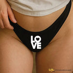 Tanga Slip Donna in Cotone Love-Slip Donna-Lol T-shirt