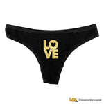 Tanga Slip Donna in Cotone Love-Slip Donna-Lol T-shirt