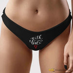 Tanga Slip Donna In Cotone With Love-Slip Donna-Lol T-shirt