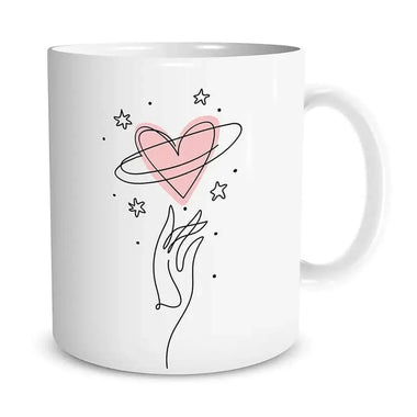 Tazza Amore Cuore Pianeta-Tazze Personalizzate-Lol T-shirt