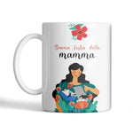 Tazza Buona Festa della Mamma Personalizzata con Nome-Tazze Personalizzate-Lol T-shirt