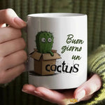 Tazza Divertente "Buongiorno un Cactus" - Mug Simpatica in Ceramica-Tazze Personalizzate-Lol T-shirt